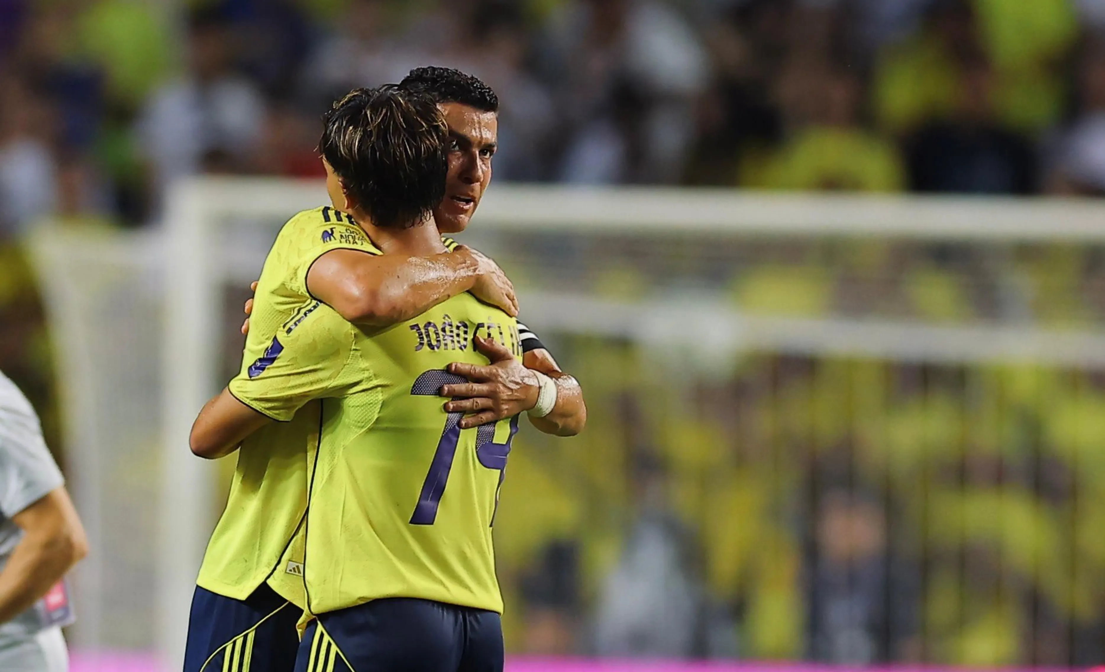 Al Nassr celebrate Sadio Mane's opener in Saudi Super Cup semi-final v Al Ittihad